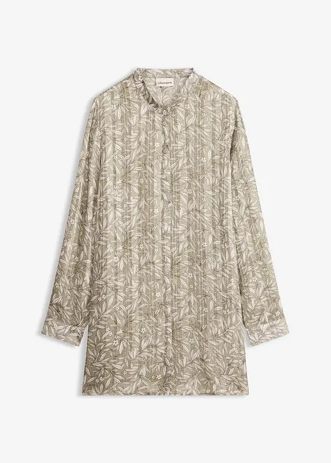Camicetta lunga di chiffon, bonprix