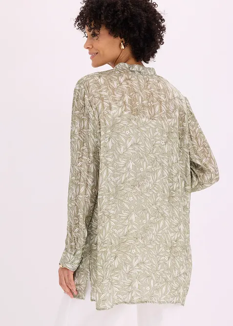 Camicetta lunga di chiffon, bonprix