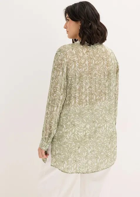 Camicetta lunga di chiffon, bonprix