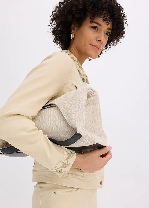 Giacca in twill con ricami, bonprix