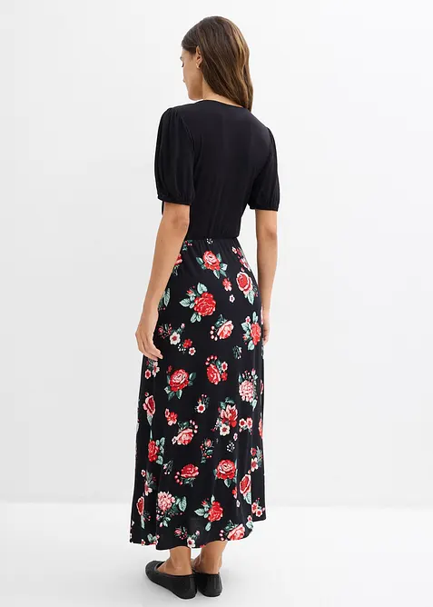 Abito lungo in misto viscosa, bonprix