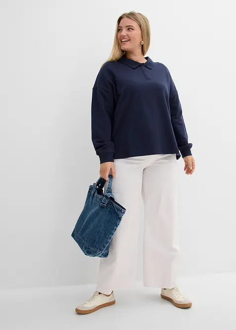 Felpa in puro cotone biologico, bonprix