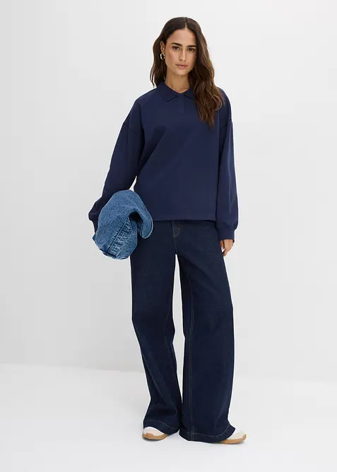 Felpa in puro cotone biologico, bonprix