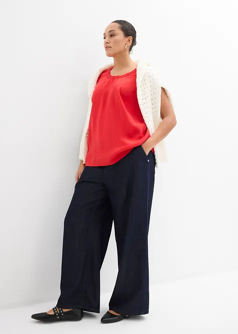 Top in misto viscosa, bonprix