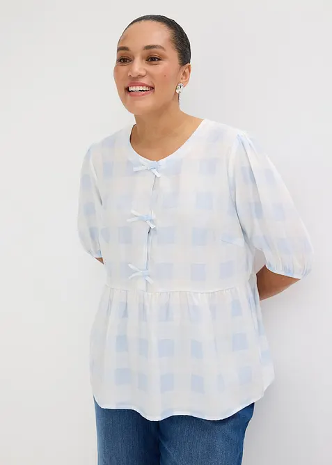 Blusa con fiocchetti, bonprix