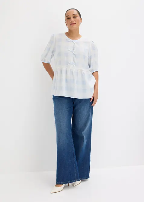 Blusa con fiocchetti, bonprix