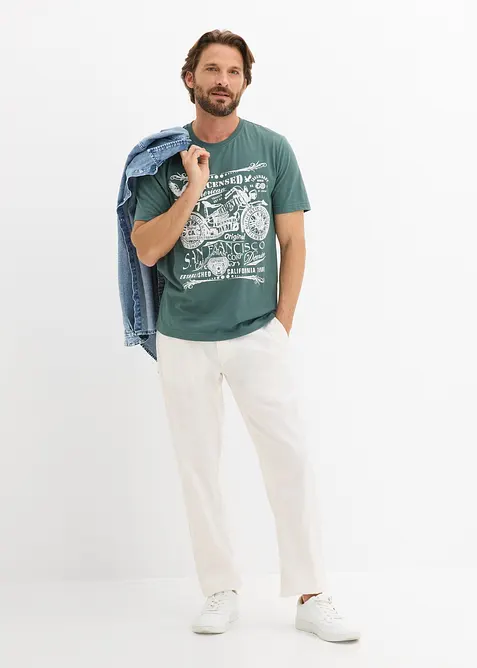 T-shirt in puro cotone biologico (pacco da 2), bonprix