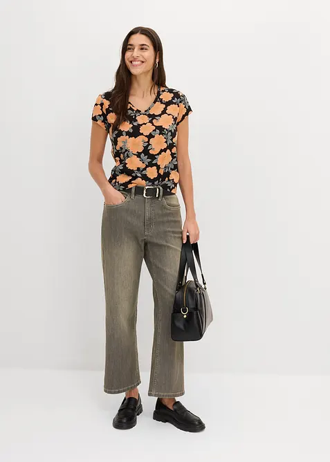 T-shirt in puro cotone, bonprix