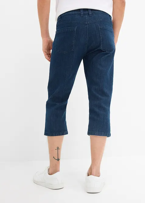 Jeans a pinocchietto leggeri con elastico in vita, slim fit, bonprix