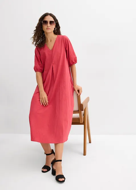 Abito midi in puro cotone, bonprix