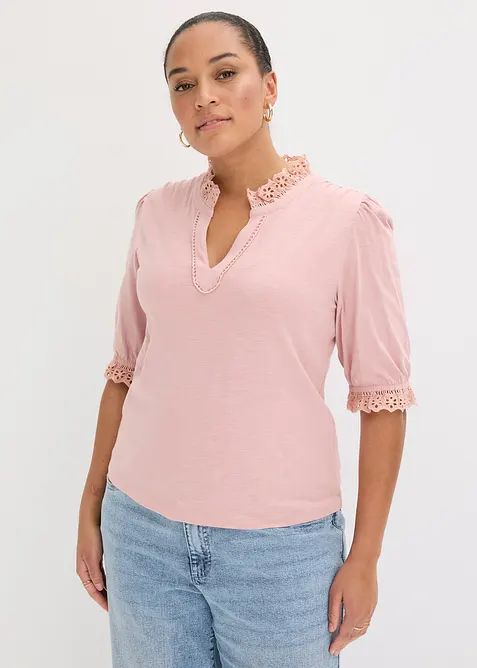 Maglia a maniche lunghe in puro cotone, bonprix