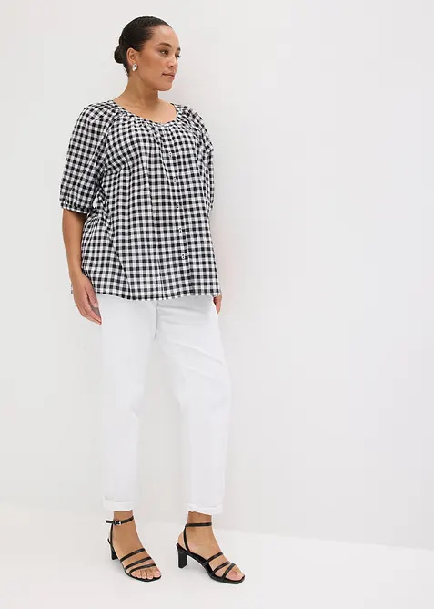 Blusa in puro cotone, bonprix