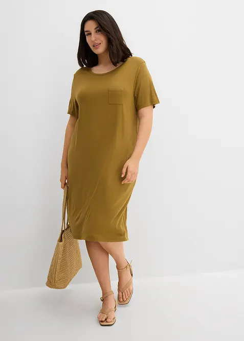 Abito in maglina di misto viscosa morbido, bonprix