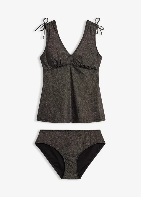 Tankini glitterato (set 2 pezzi), bonprix