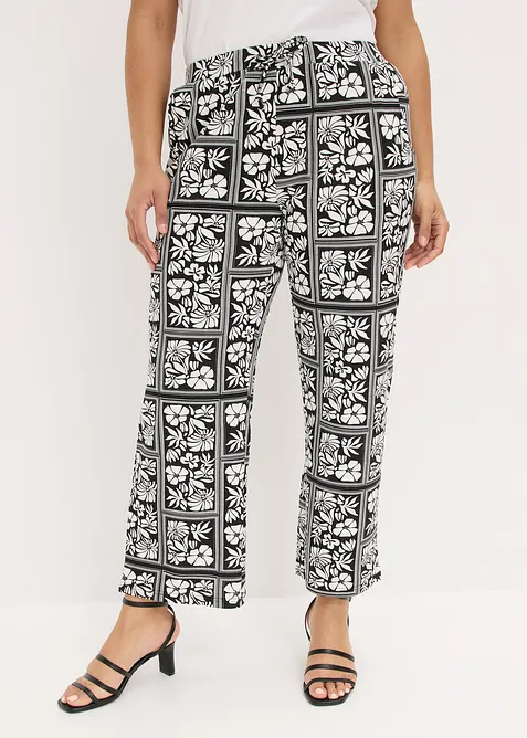 Pantaloni in jersey punto di Roma, bonprix