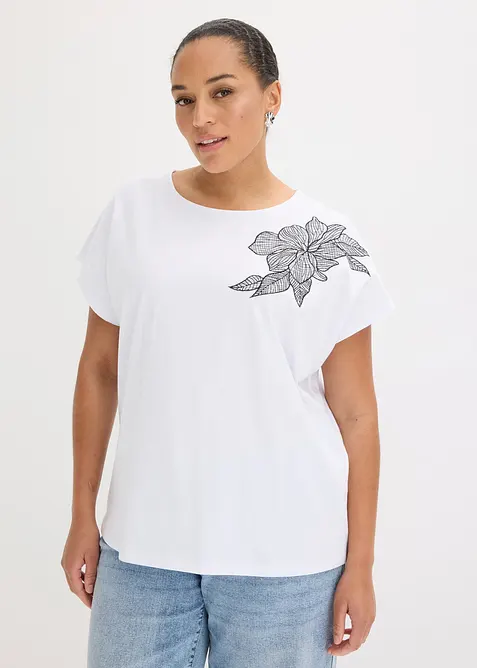 Maxi maglia in puro cotone, bonprix