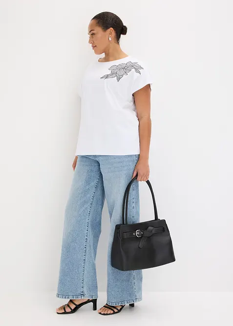 Maxi maglia in puro cotone, bonprix