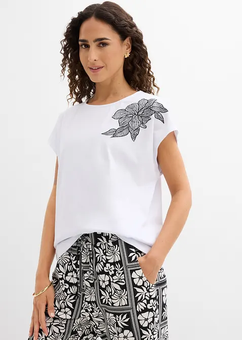 Maxi maglia in puro cotone, bonprix