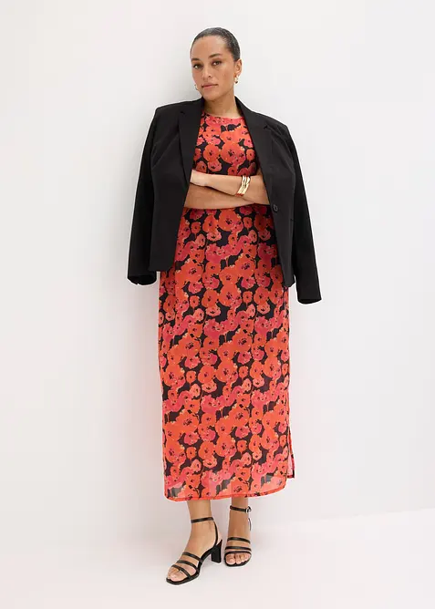 Abito lungo in chiffon, bonprix