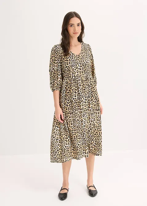 Abito tunica in misto viscosa fluido, bonprix