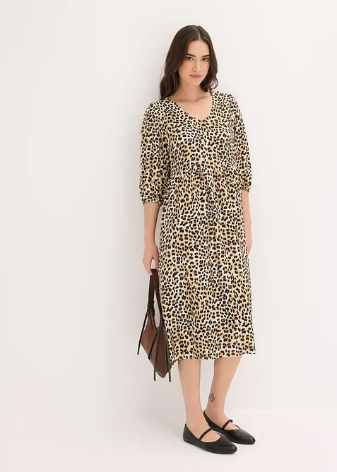 Abito tunica in misto viscosa fluido, bonprix