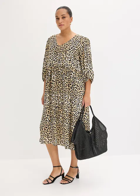 Abito tunica in misto viscosa fluido, bonprix