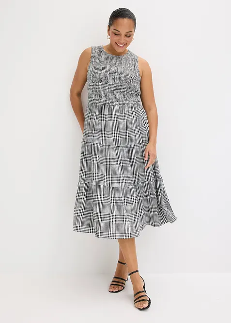 Abito midi in misto viscosa, bonprix