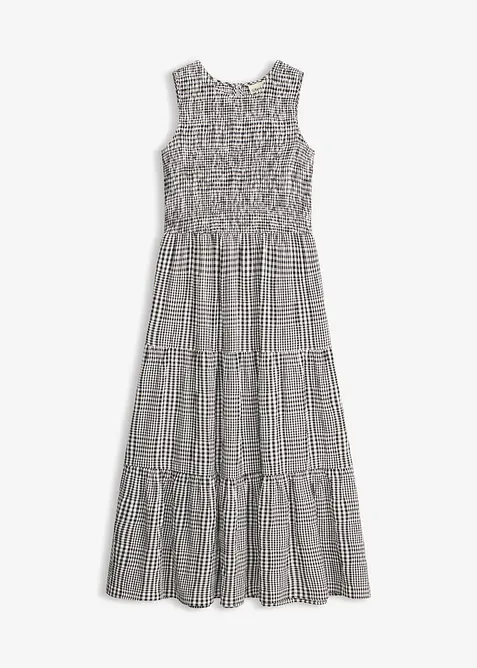 Abito midi in misto viscosa, bonprix