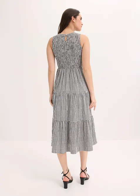 Abito midi in misto viscosa, bonprix