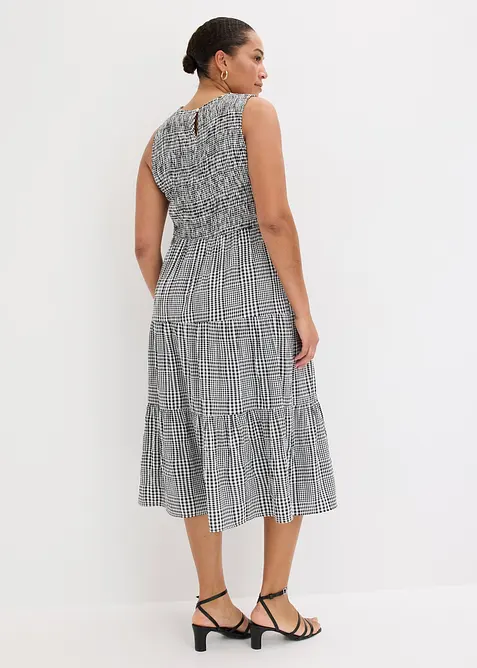 Abito midi in misto viscosa, bonprix