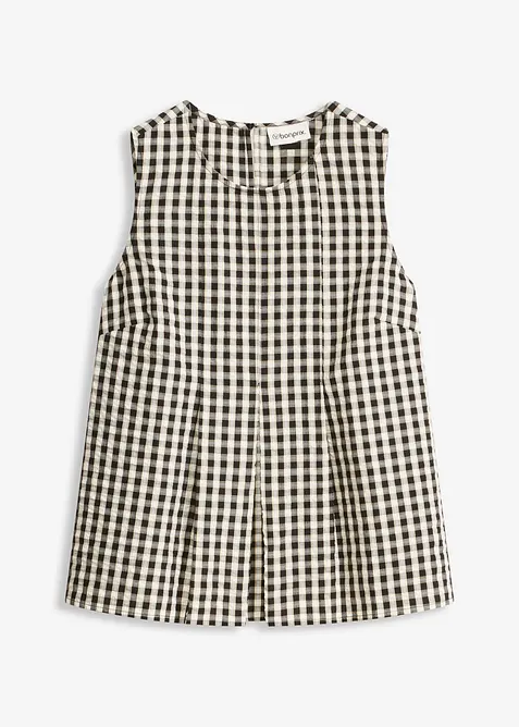 Top a quadri, bonprix