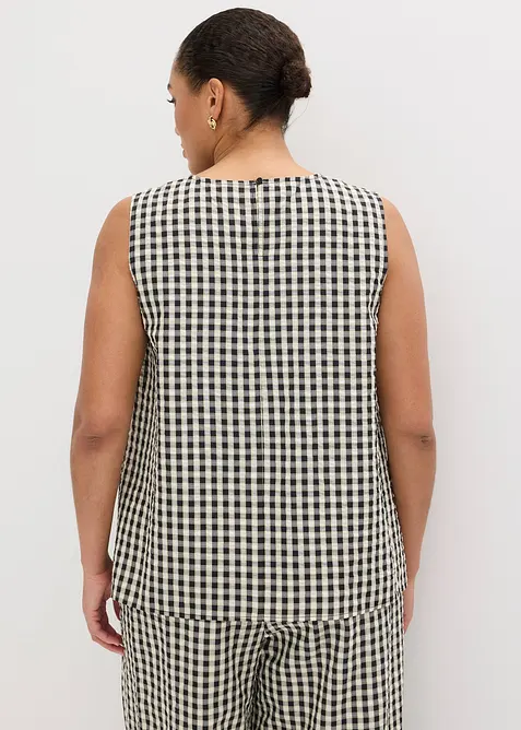 Top a quadri, bonprix