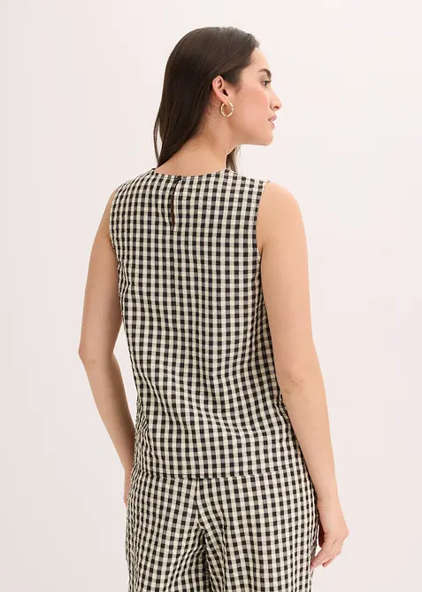 Top a quadri, bonprix