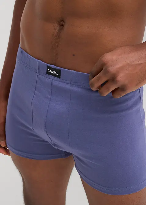 Boxer aderenti con cotone (pacco da 5), bonprix