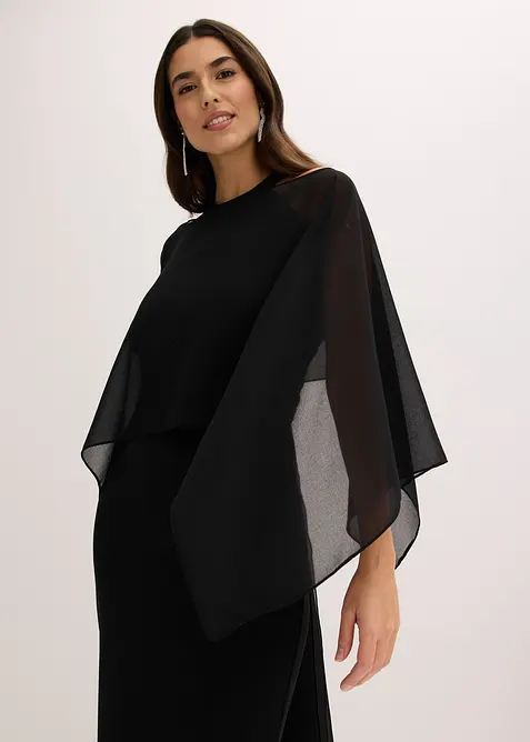Mantellina in chiffon fluido, bonprix