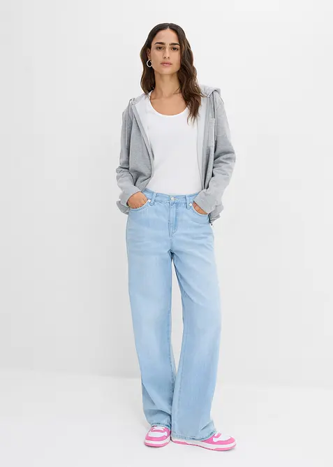 Maglia a costine con cotone biologico (pacco da 2), bonprix