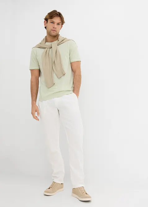 T-shirt in piquet di puro cotone biologico, bonprix