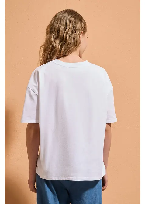 Maxi maglia Mickey Mouse in puro cotone, Disney