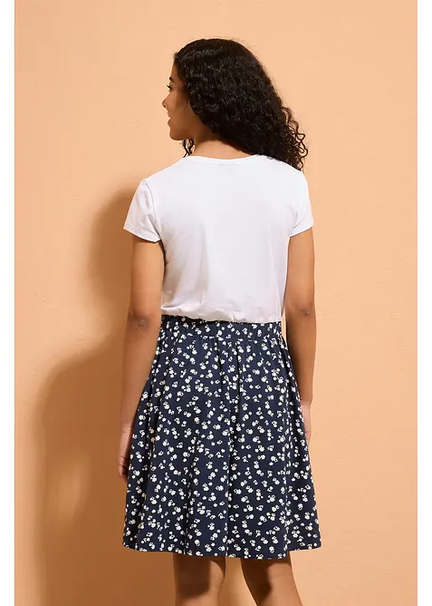 Abito in jersey di misto cotone biologico elasticizzato, bonprix