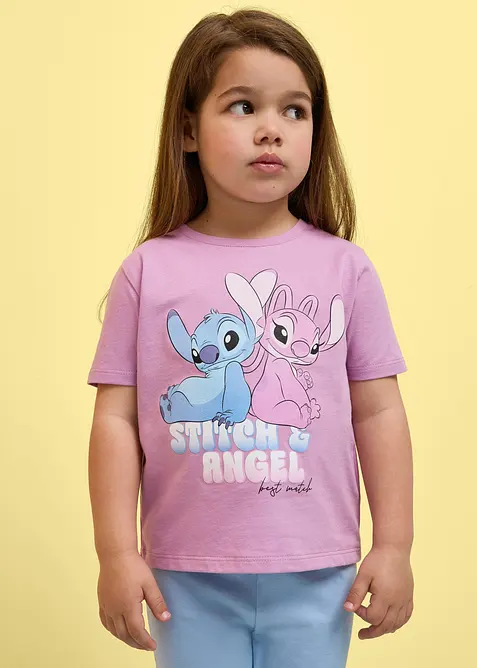 Maglia Disney in puro cotone con Stitch, Lilo & Stitch
