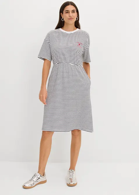 Abito in jersey di puro cotone, bonprix