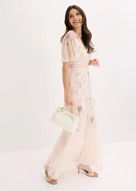 Abito da sera con ricami e paillettes, bonprix