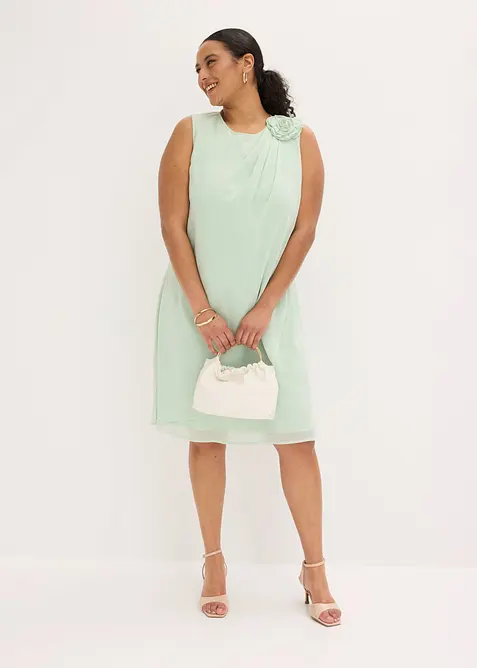 Abito da cocktail con applicazione floreale, bonprix