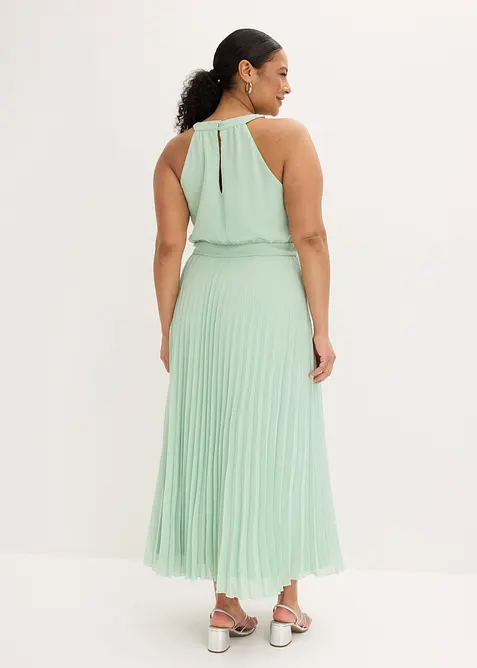 Abito da sera plissettato in fine chiffon, bonprix