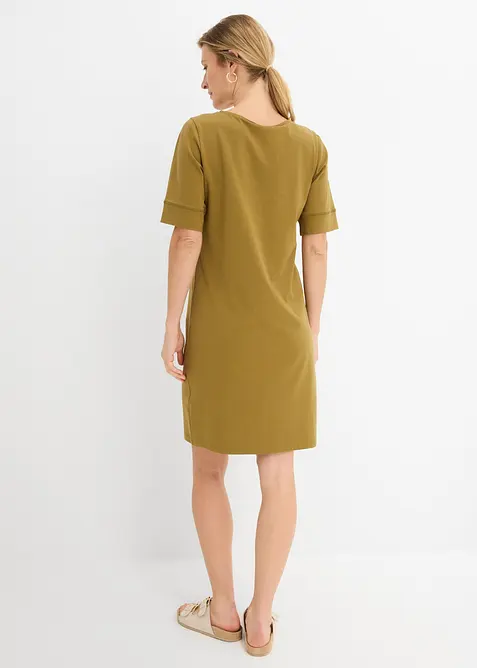 Abito in maglina di misto cotone elasticizzato, bonprix