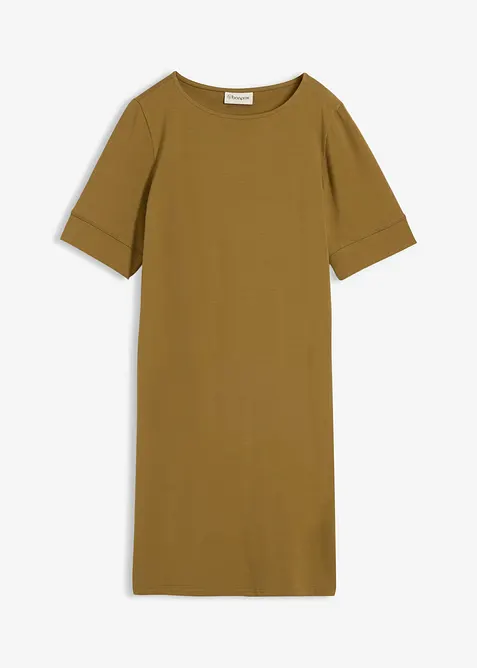 Abito in maglina di misto cotone elasticizzato, bonprix