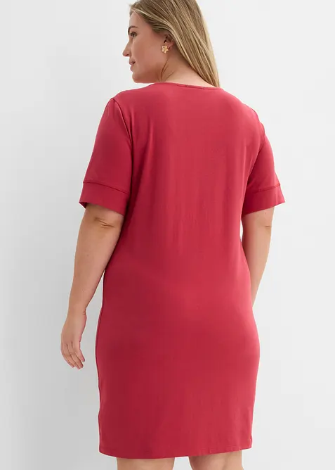 Abito in maglina di misto cotone elasticizzato, bonprix