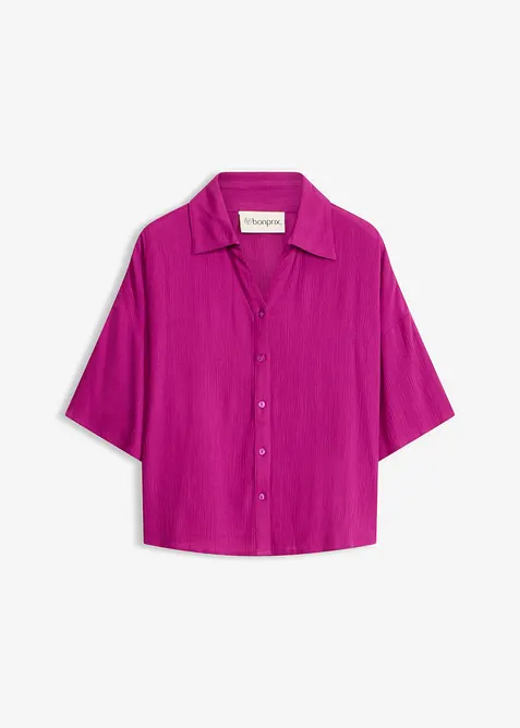 Blusa corta da mare in viscosa fluida, bonprix