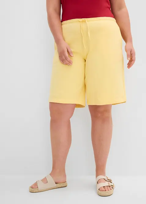 Bermuda in felpa di puro cotone biologico, bonprix