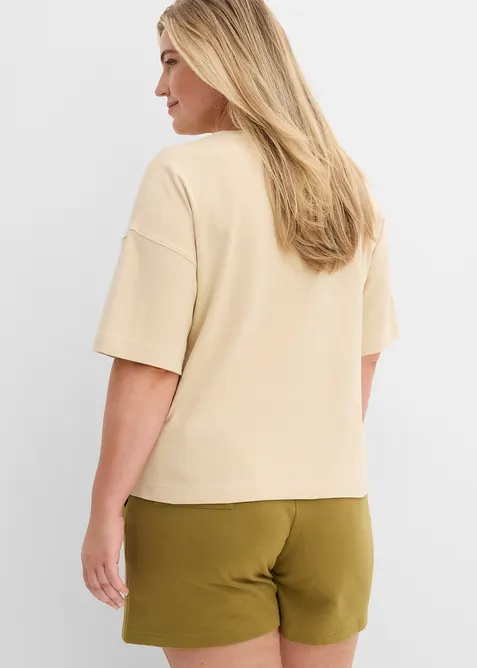 T-shirt boxy in cotone biologico pesante, bonprix